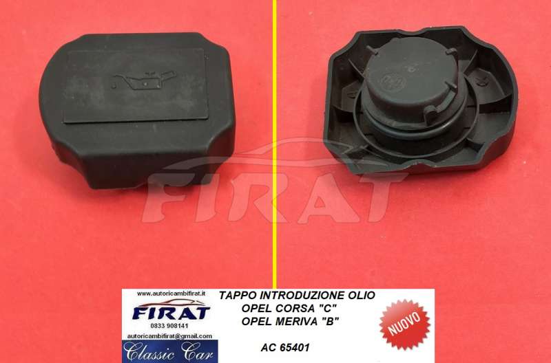 TAPPO INTRODUZIONE OLIO OPEL CORSA C - MERIVA B (65401)